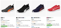 Puma Men's Footwears up to 73% Discount
