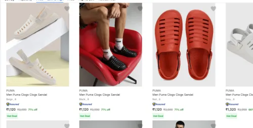 Image of Puma Men’s Sandals & Floaters at 71% Discount