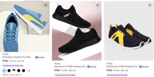 Image of PUMA Men's Shoes at Starting @ ₹785