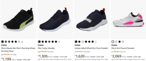 Image of PUMA Men's Shoes Min. 70% Discount