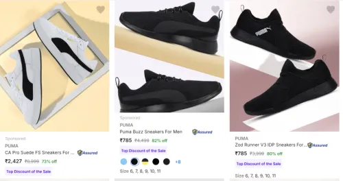 Image of Puma Men’s Shoes Minimum 80% Off
