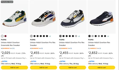Image of Puma Men's Sneaker at minimum 73% Discount