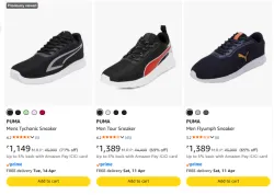 PUMA Mens Sneaker Shoes @ Upto 71% Discount 