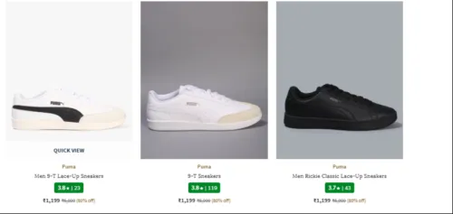 Image of PUMA Men's Sneakers Upto 80% OFF