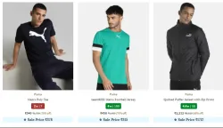 Puma Mens T-shirts at minimum 65% Discount