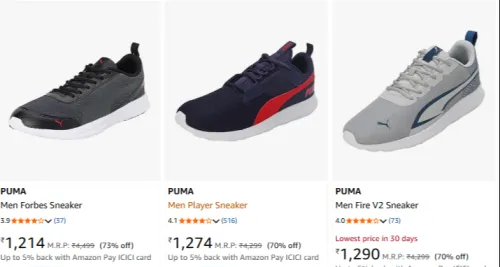 Image of Puma Men's Upto 70% Discount