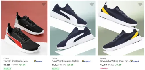 Image of Puma Men Shoes Minimum 60% Discount