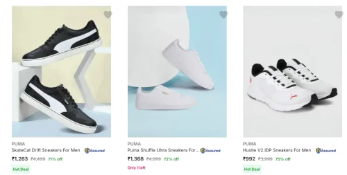 Image of Puma Men Shoes Minimum 70% Discount