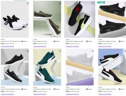 Image of Puma Men Shoes Starting @ ₹785
