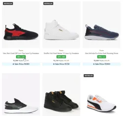 Puma men shoes up to 75% Discount