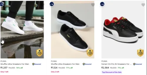 Image of PUMA Men’s Casual Shoes at minimum 71% Discount