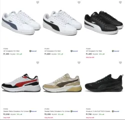 PUMA Men’s Casual Shoes at minimum 70% Discount