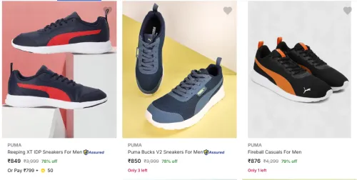 Image of Puma Men’s Casual Shoes upto 79% Discount