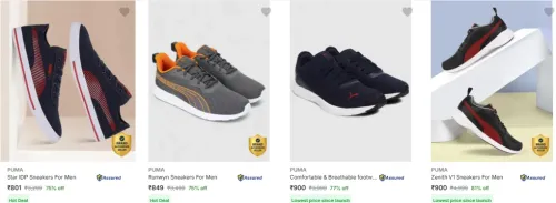 Image of Puma Men’s Casual Shoes upto 81% Discount