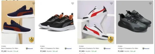 Image of Puma Men’s Casual Shoes at Minimum 70% Discount