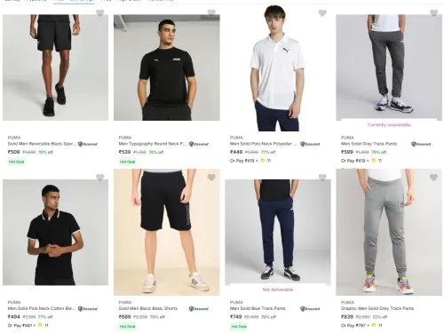 Image of Puma Men's Clothing Up to 77% Discount