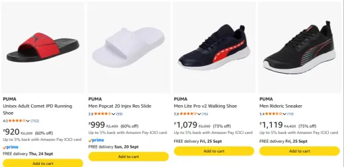 Image of Puma Men's Footwears up to 75% Discount