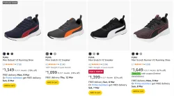 Puma Mens Running Shoes at minimum 65% Discount