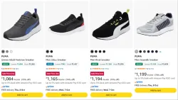 Puma Men's Shoe at minimum 70% Discount