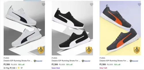 Image of Puma Men's Shoes at 70% discount 