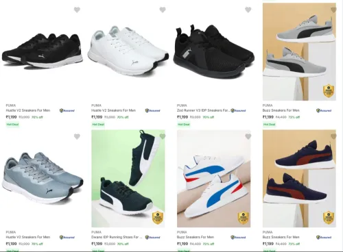 Image of Puma Men's Shoes at minimum 73% Discount
