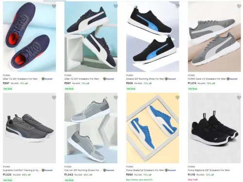 Image of PUMA Men's Shoes Min. 72% Discount