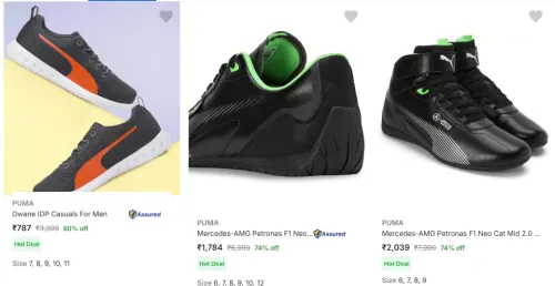 Image of Puma Men's Shoes Minimum 70% off