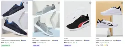 Puma Mens Shoes Starting at ₹880