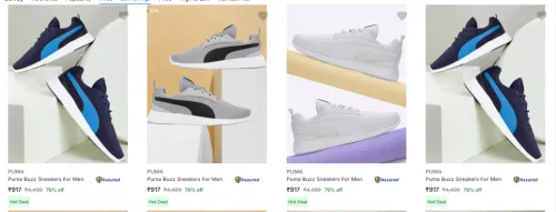 Image of Puma Men's shoes upto 70% discount 