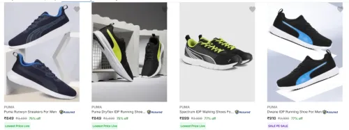 Image of Puma Men's Shoes upto 70% discount 
