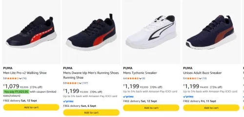 Image of Puma Men's Shoes upto 73% off