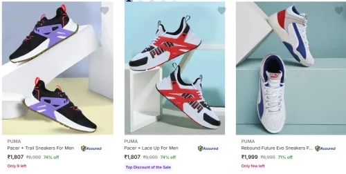 Image of Puma Men’s Shoes upto 74% Discount