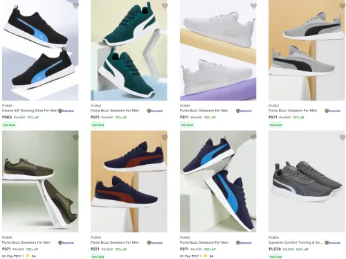 Image of PUMA Men's Shoes up to 78% Discount