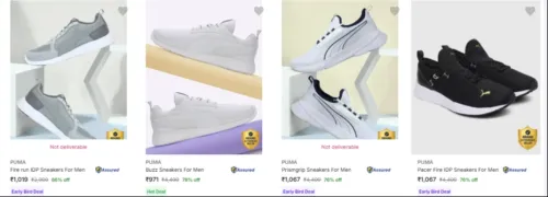 Image of PUMA Men's Shoes up to 78% Discount