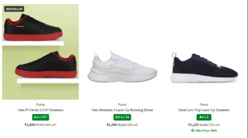 Image of Puma Men's Shoes up to 80% Discount