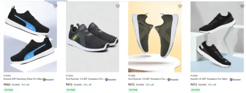 Image of Puma Men's Shoes Upto 75% Discount |Starting at ₹963 