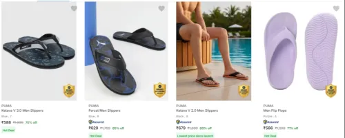 Image of Puma Men's Slippers upto 70% discount 