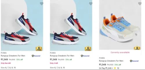 Image of Puma Men's Sneakers at minimum 73% Discount