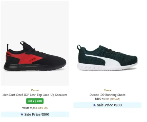 Image of Puma Men's Sneakers & Sports Shoes @ Up to 80% Discount