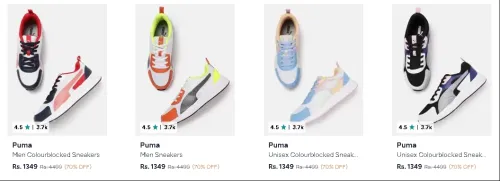 Image of Puma Men's Sneakers up to 70% Discount