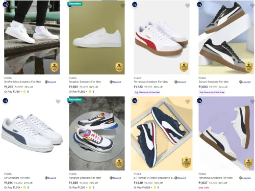 Image of Puma Men's Sneakers up to 74% Discount