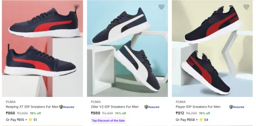 Image of Puma Men’s Sneakers upto 78% Discount