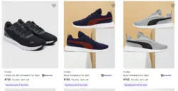 Puma Men’s Sneakers Upto 82% Discount