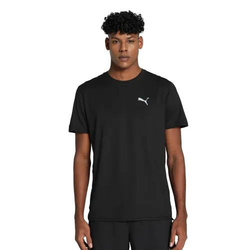 Image of Puma Men's Solid Regular Fit T-Shirt