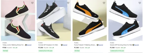 Image of Puma Men’s Sports Shoes at minimum 70% Discount