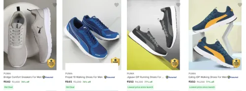Image of Puma Men’s Sports Shoes at minimum 70% Discount