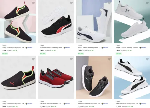 Image of Puma Men’s Sports Shoes starting @ ₹799