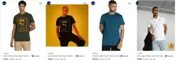 PUMA Mens T-shirts at minimum 71% Discount