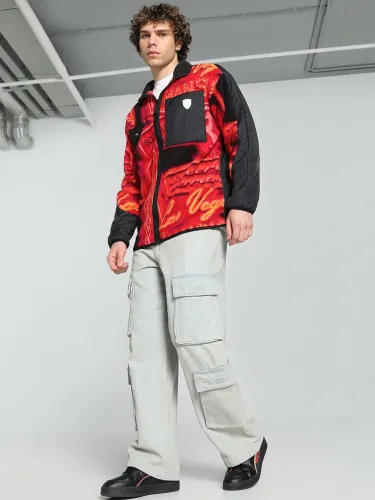 Image of PUMA Motorsport Scuderia Ferrari Race Men's Relaxed Fit Motorsport Jacket