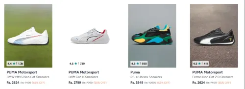 Image of PUMA Motorsport BMW MMS Sneakers up to 65% Discount